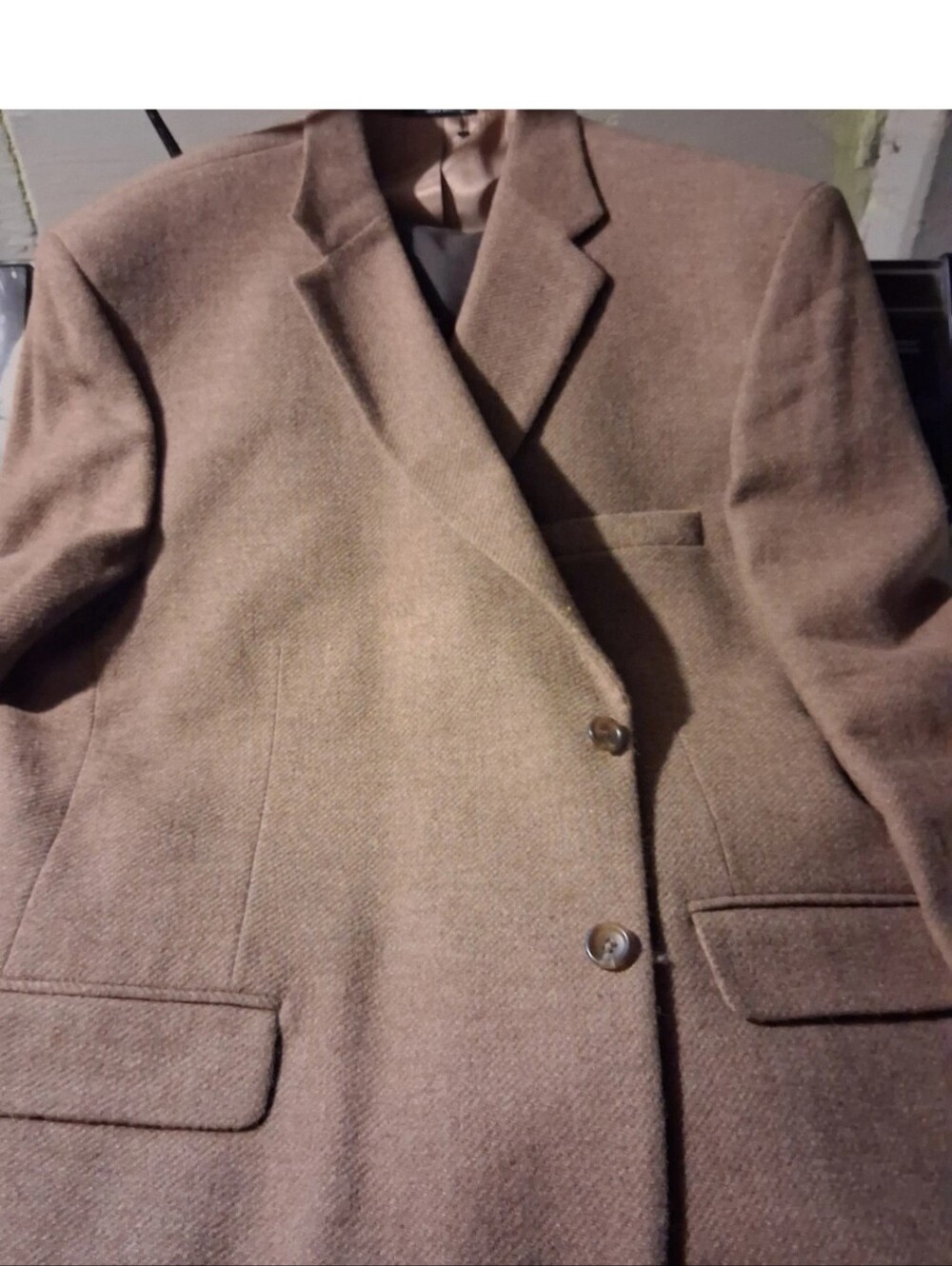 BIG MENS SIZE BROWN CHECKED SPORTCOAT SIZE 54R NEW